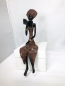 Preview: Figura de bronce 1 mujer sentada con libro